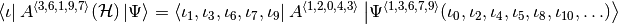 \bra\iota A^{\avr{3,6,1,9,7}}(\HSpace)\ket\Psi=\bra{\iota_1,\iota_3,\iota_6,\iota_7,\iota_9}A^{\avr{1,2,0,4,3}}\ket{\Psi^{\avr{1,3,6,7,9}}(\iota_0,\iota_2,\iota_4,\iota_5,\iota_8,\iota_{10},…)}